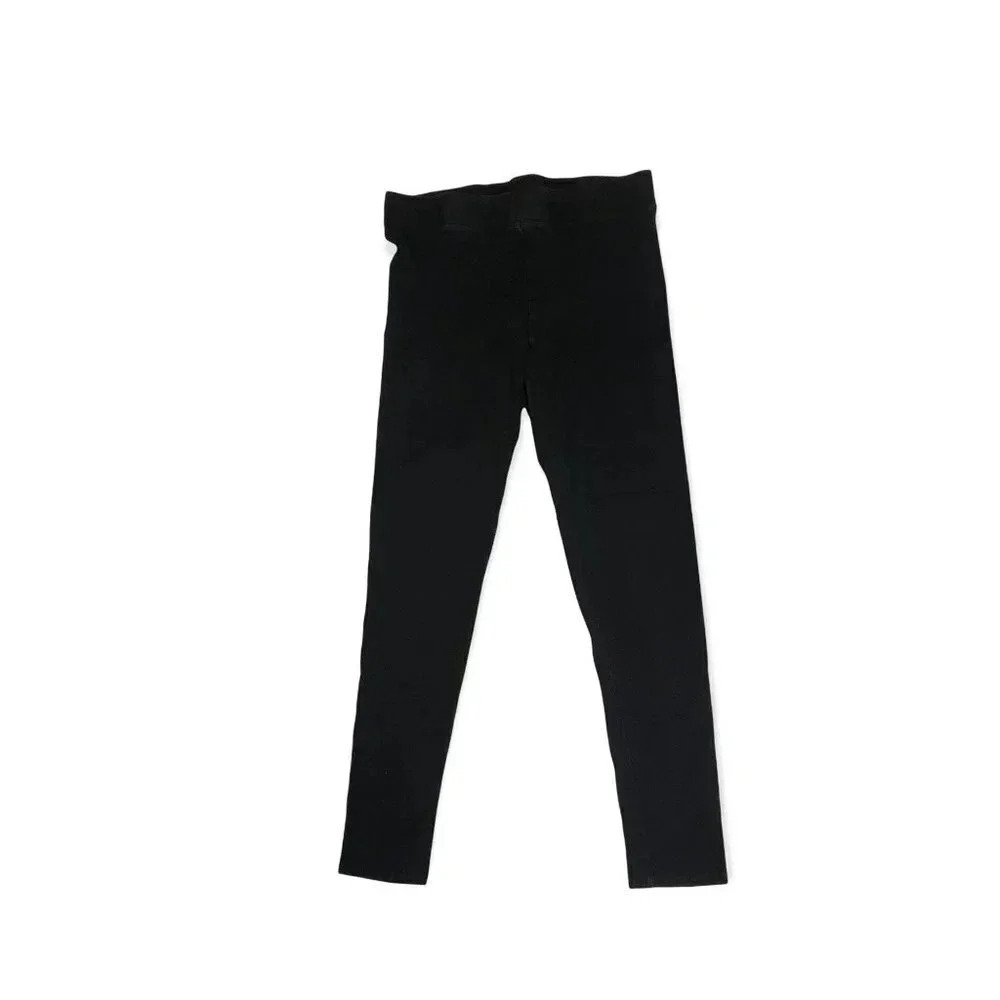 American Eagle High Rise Black Leggings Small Short Cotton and Elastane